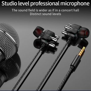 Super Bass Double Speaker Headphones Earbuds